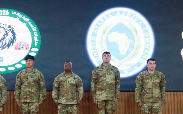 USAREUR-AF commanding general recognizes Soldiers during African Lion 26