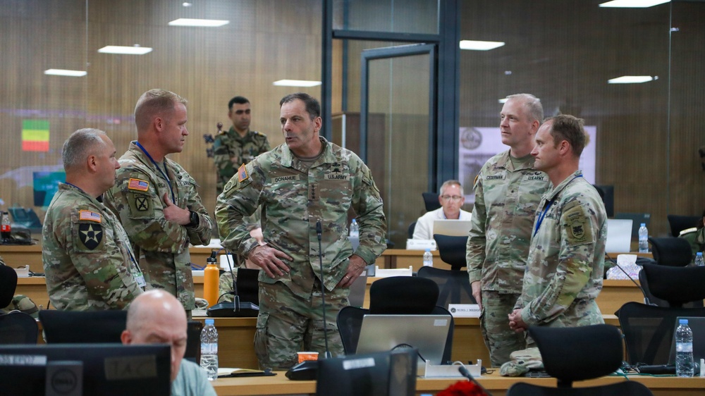 USAREUR-AF commanding general recognizes Soldiers during African Lion 26