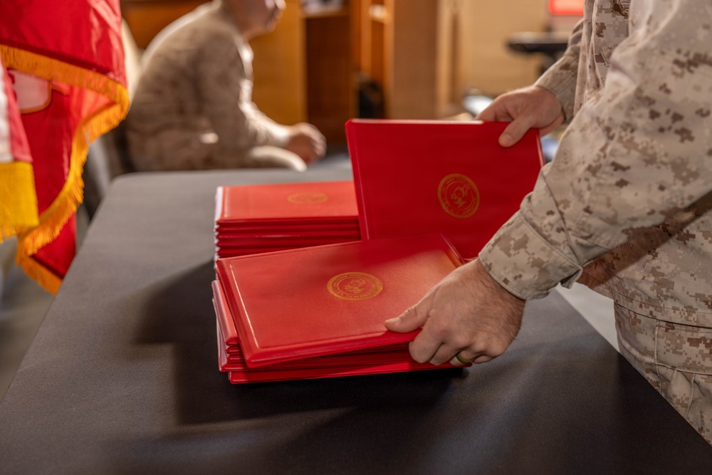 JTF-SB Marines conduct Lance Corporal Seminar Graduation Ceremony