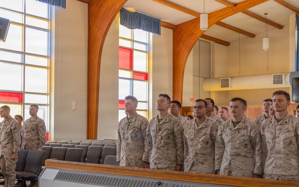 JTF-SB Marines conduct Lance Corporal Seminar Graduation Ceremony