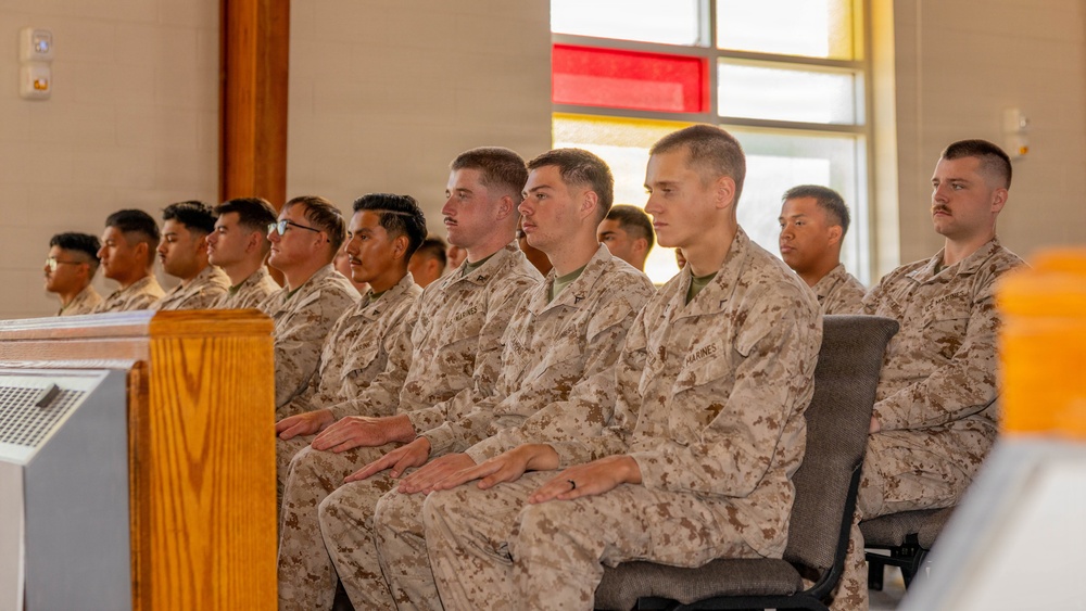 JTF-SB Marines conduct Lance Corporal Seminar Graduation Ceremony