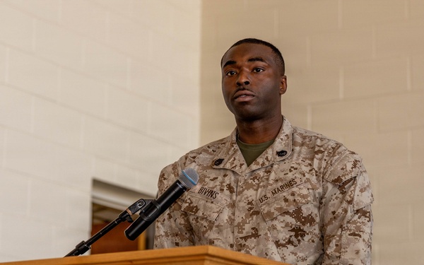 JTF-SB Marines conduct Lance Corporal Seminar Graduation Ceremony