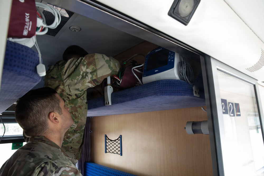 Sword 2026 Causality Medevac Staging Area