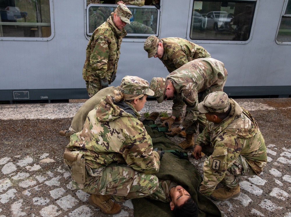 Sword 2026 Causality Medevac Staging Area