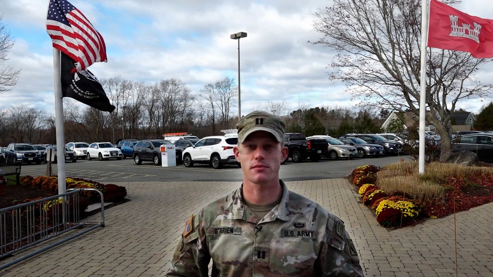 Capt Stephen O'Brian at Concord Park Headquarters
