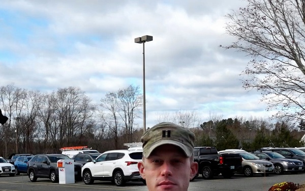 Capt Stephen O'Brian at Concord Park Headquarters