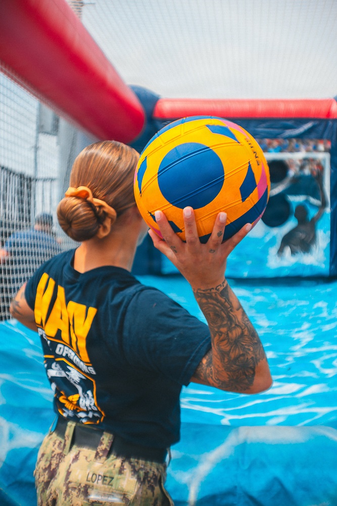 USA WATER POLO TEAMS UP WITH NAVY RECRUITERS TO RAISE AWARENESS ABOUT THE NAVY WARRIOR CHALLENGE PROGRAM