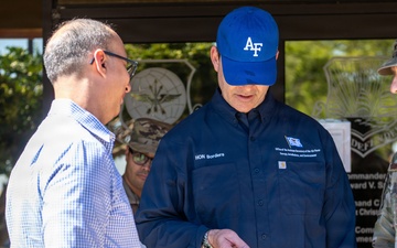 Assistant SAF/IE visits MacDill AFB