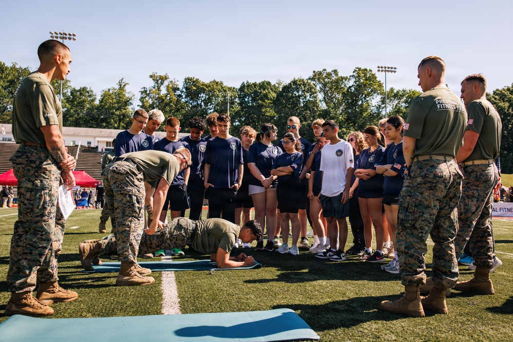 Quantico Hosts Presidential Fitness Test