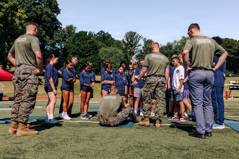 Quantico Hosts Presidential Fitness Test