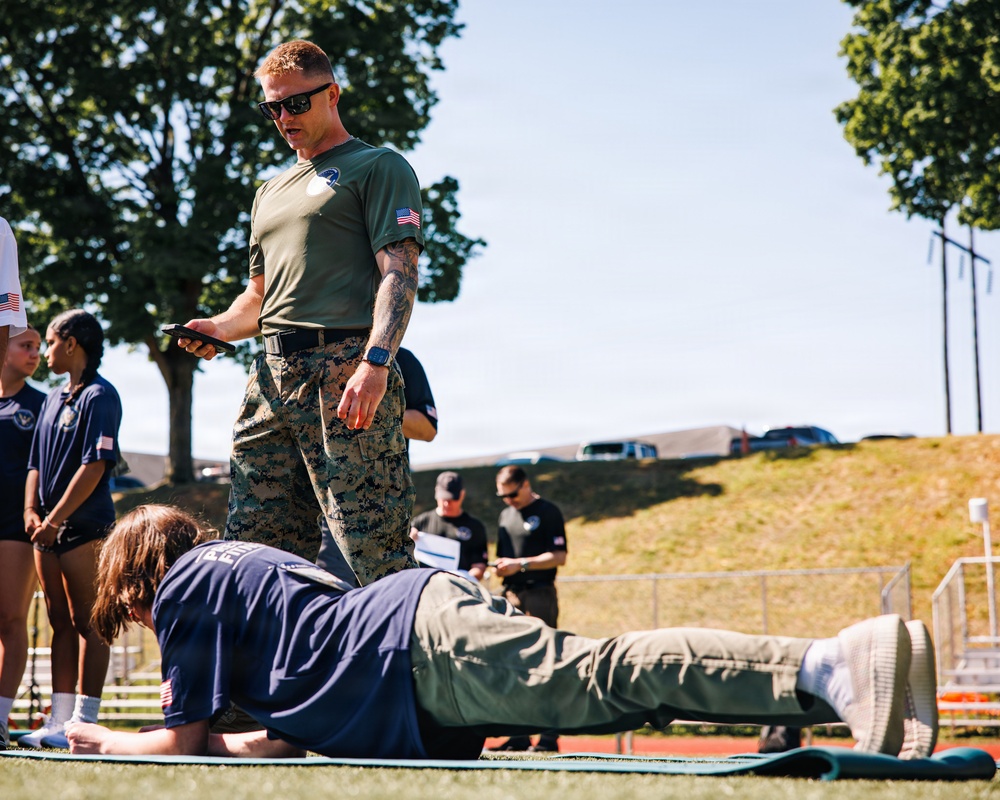 Quantico Hosts Presidential Fitness Test