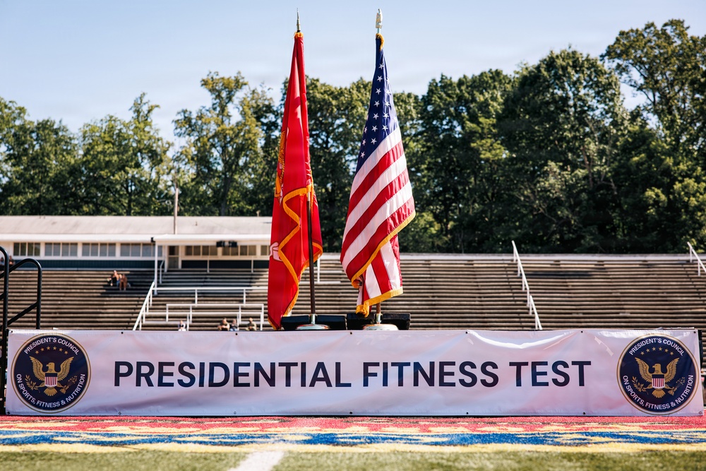 Quantico Hosts Presidential Fitness Test