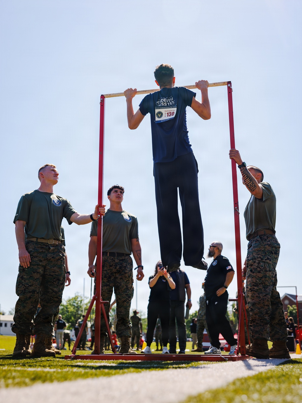 Quantico Hosts Presidential Fitness Test