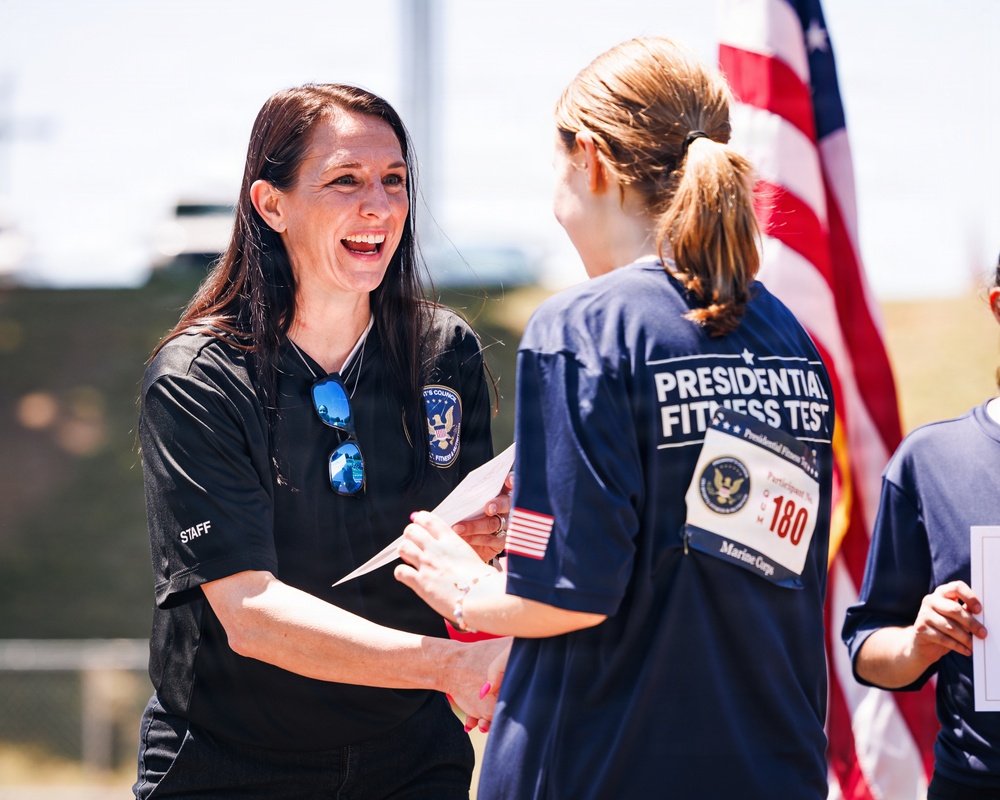 Quantico Hosts Presidential Fitness Test