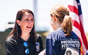 Quantico Hosts Presidential Fitness Test