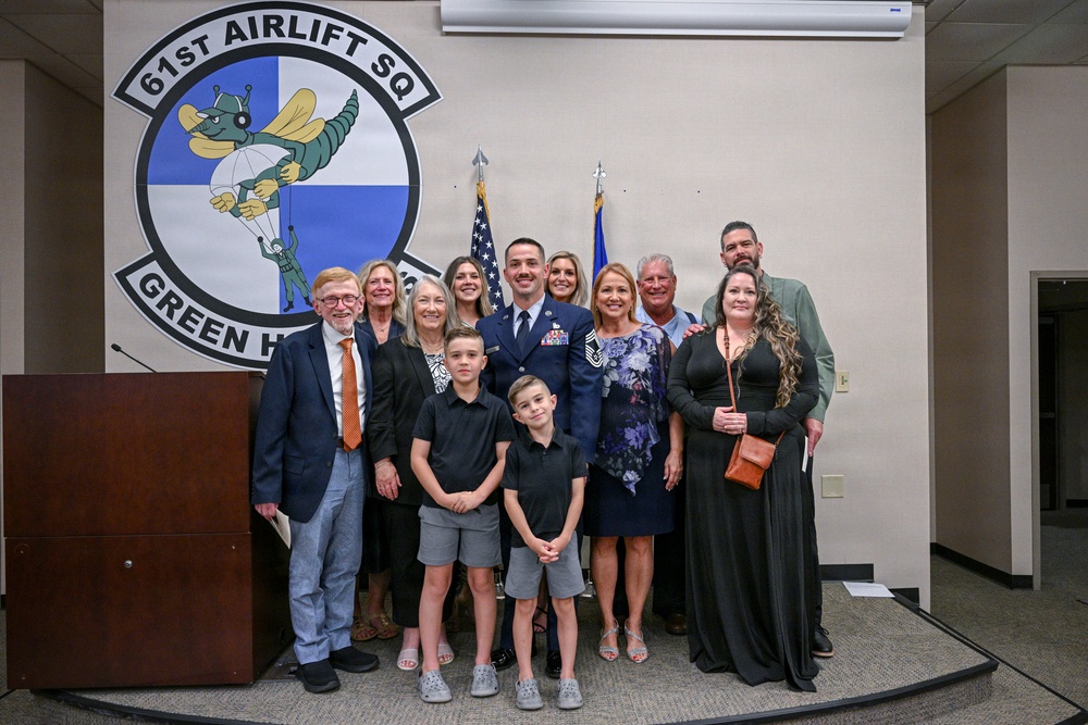 Chief Master Sgt. Chapman joins top enlisted ranks at Little Rock AFB