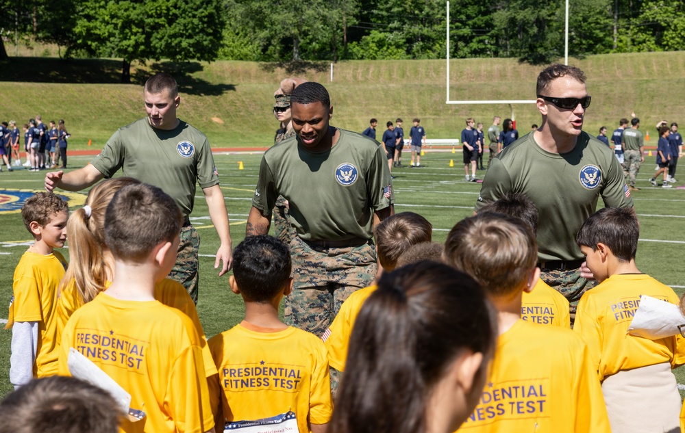 Quantico Hosts Presidential Fitness Test