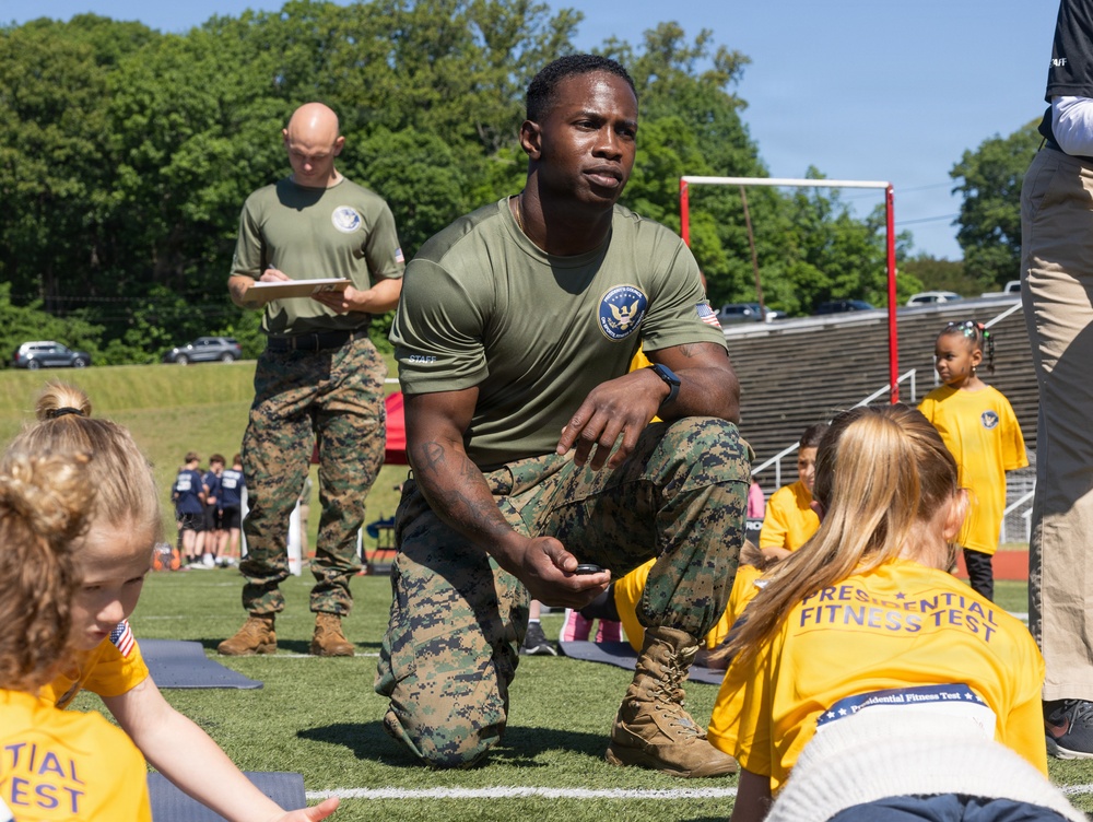 Quantico Hosts Presidential Fitness Test