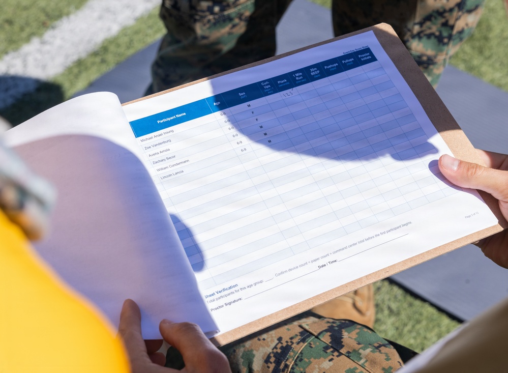 Quantico Hosts Presidential Fitness Test