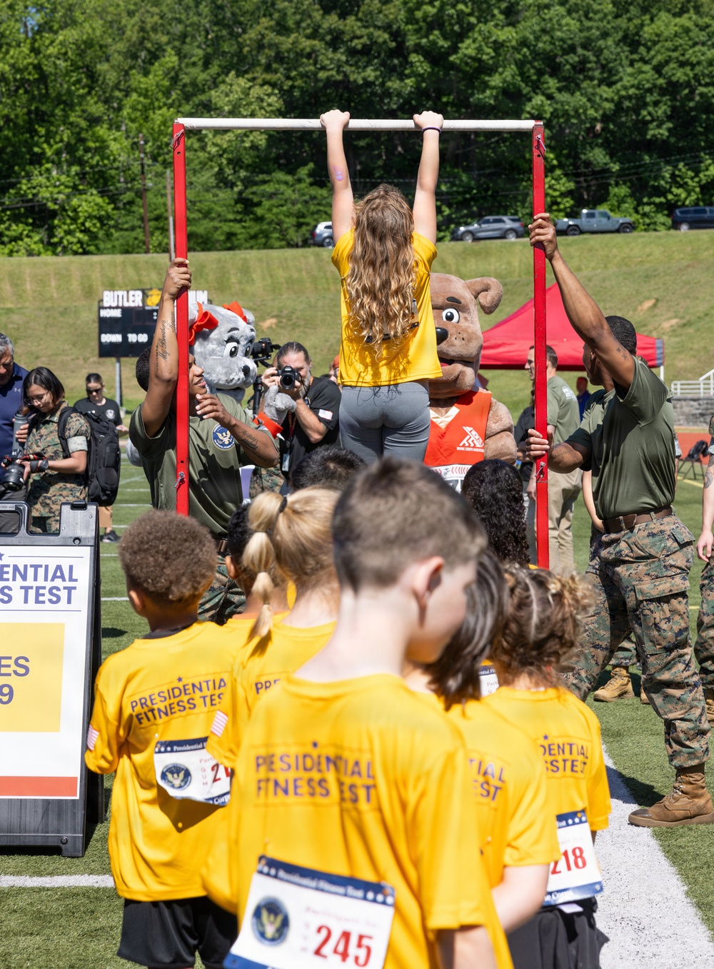 Quantico Hosts Presidential Fitness Test
