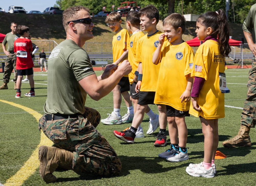 Quantico Hosts Presidential Fitness Test