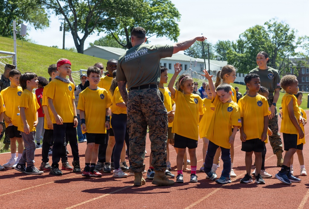 Quantico Hosts Presidential Fitness Test