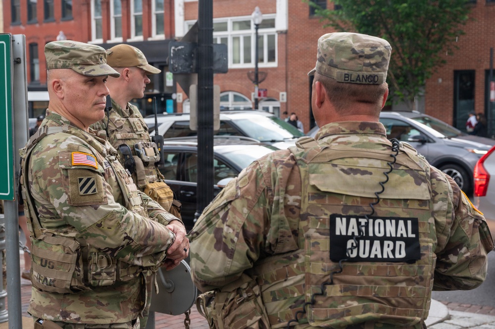 Commanding General JTF-DC Conducts Patrol