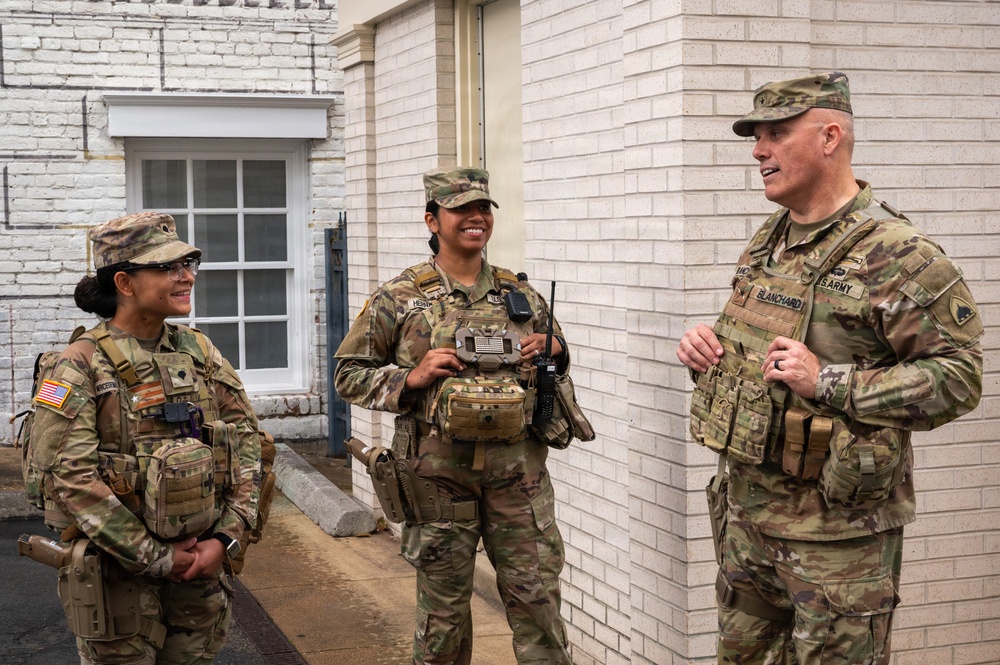 Commanding General JTF-DC Conducts Patrol