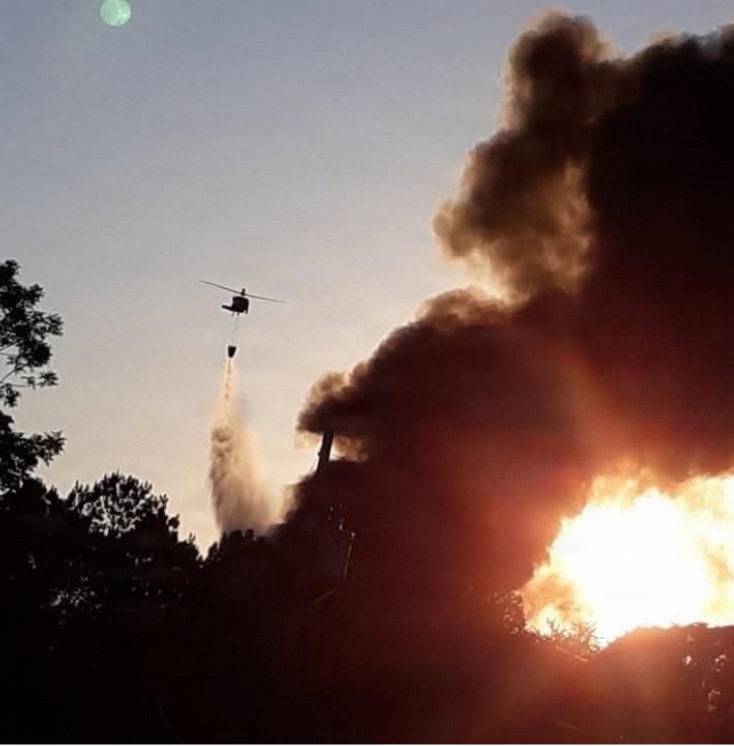 Tennessee Guardsmen respond to Henry County industrial fire