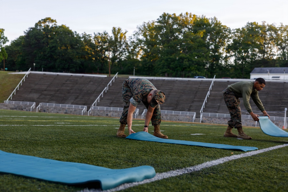 Quantico Hosts Presidential Fitness Test