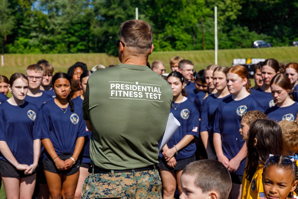 Quantico Hosts Presidential Fitness Test