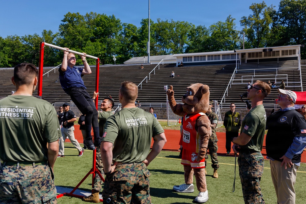 Quantico Hosts Presidential Fitness Test