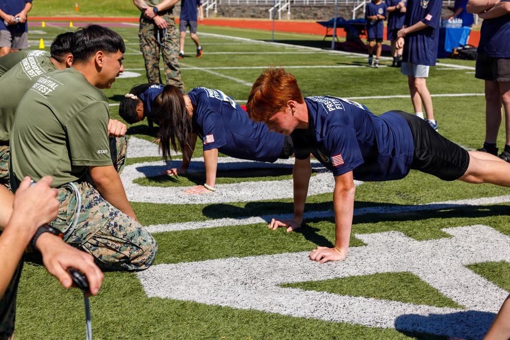 Quantico Hosts Presidential Fitness Test