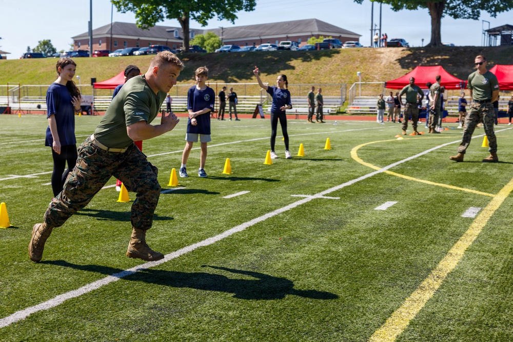Quantico Hosts Presidential Fitness Test