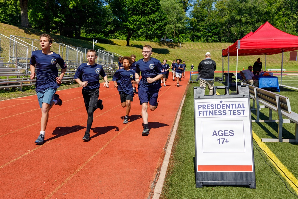 Quantico Hosts Presidential Fitness Test