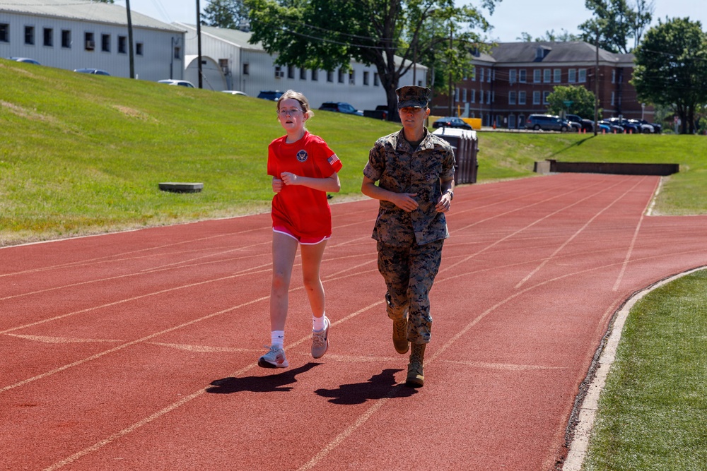 Quantico Hosts Presidential Fitness Test