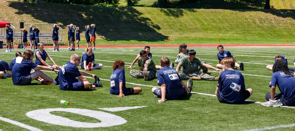 Quantico Hosts Presidential Fitness Test
