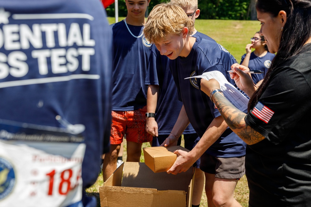 Quantico Hosts Presidential Fitness Test