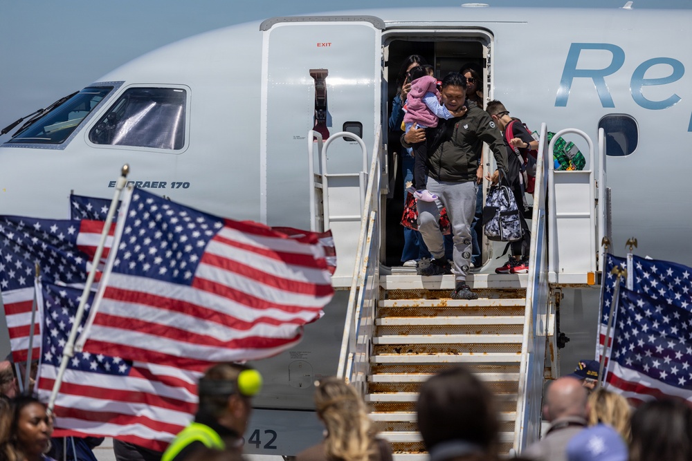 Families of future USS Cleveland Sailors arrive in Cleveland ahead of commissioning ceremony