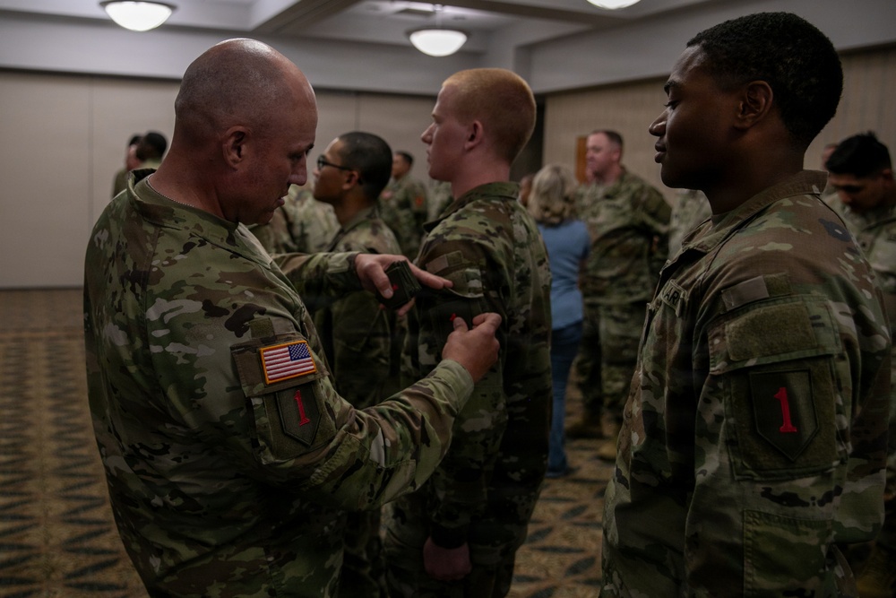 Victory Reception Company Patching Ceremony on Fort Riley, Kan., May 13, 2026