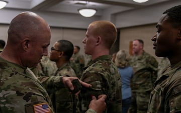 Victory Reception Company Patching Ceremony on Fort Riley, Kan., May 13, 2026