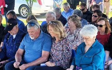 Illinois Army National Guard Chaplain Presides Over Military Funeral Honors for Repatriated WWII Veteran