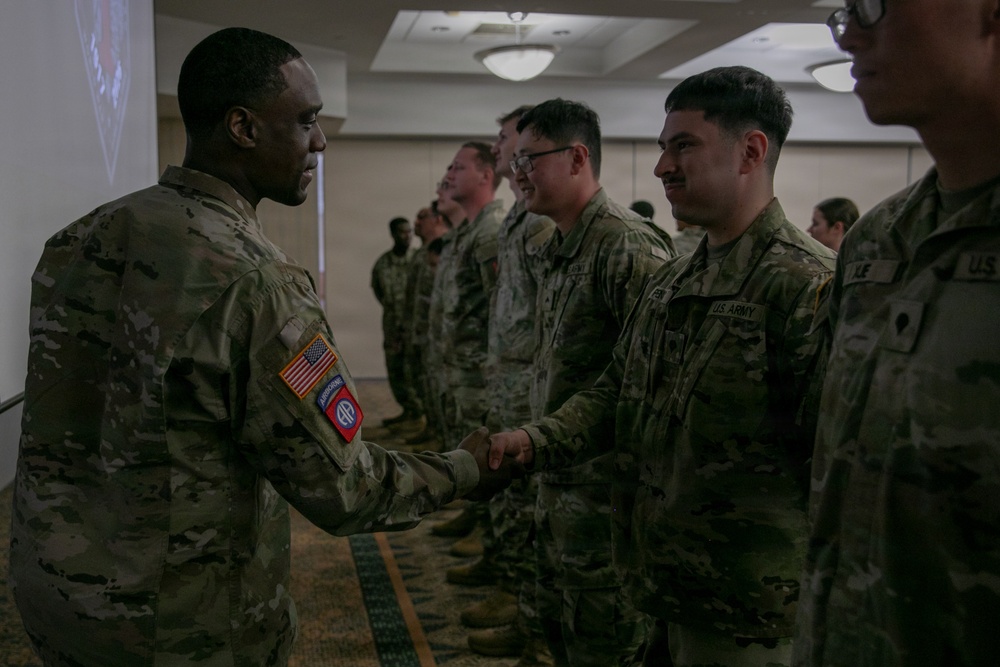 DVIDS - Images - Victory Reception Company Patching Ceremony on Fort ...