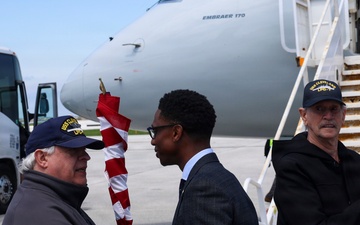 Families of future USS Cleveland Sailors arrive in Cleveland ahead of commissioning ceremony