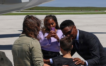Families of future USS Cleveland Sailors arrive in Cleveland ahead of commissioning ceremony