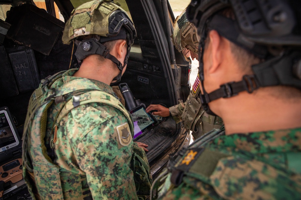 EOD training operation between U.S. and Singapore during Exercise Tiger Balm 2026