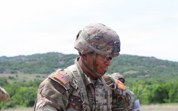 Best Redleg Competitors from 1st Armored Division Artillery complete the day land navigation portion of the 2026 Best Redleg Competition