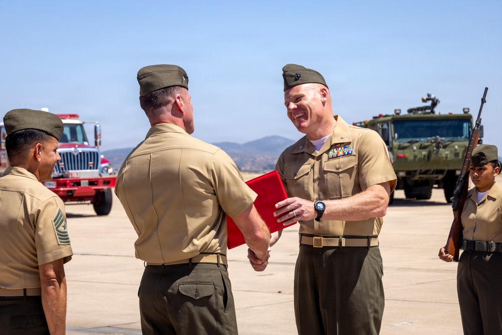 Lt. Col. Wilbur Oles’s Retirement Ceremony
