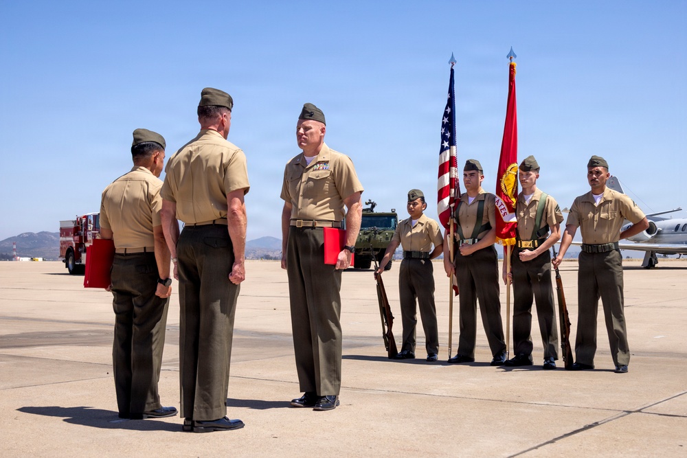 Lt. Col. Wilbur Oles’s Retirement Ceremony