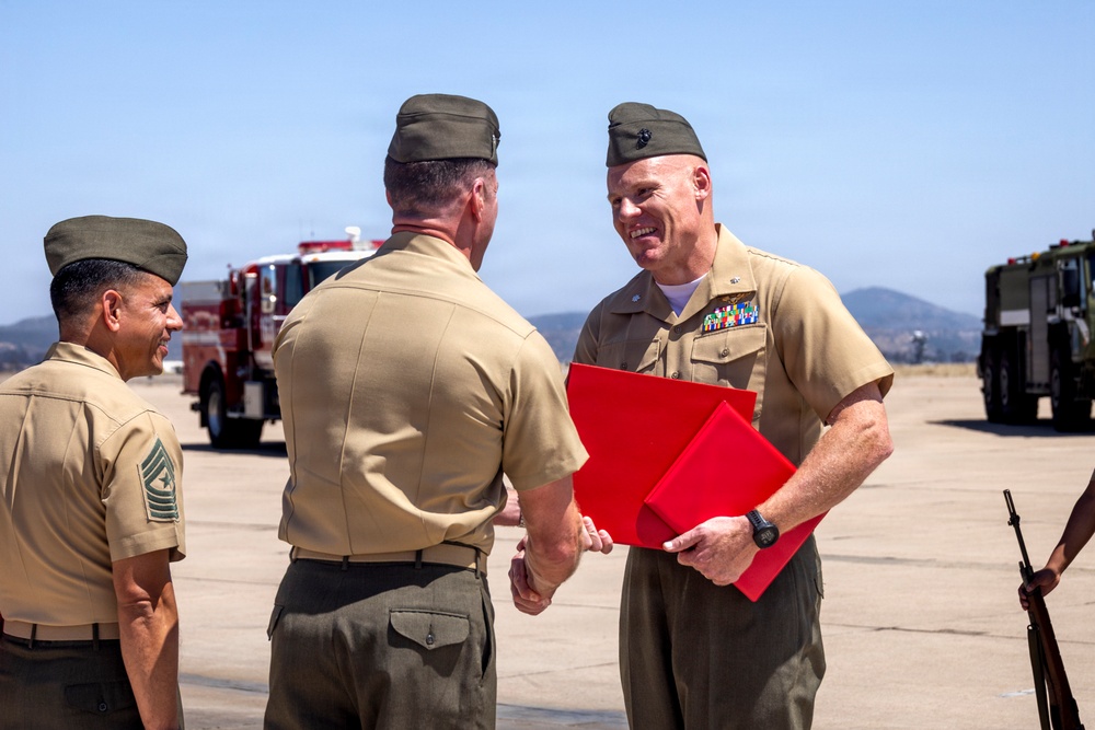 Lt. Col. Wilbur Oles’s Retirement Ceremony